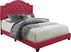 Bowerton Pink Queen Upholstered Bed