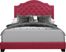 Bowerton Pink Queen Upholstered Bed