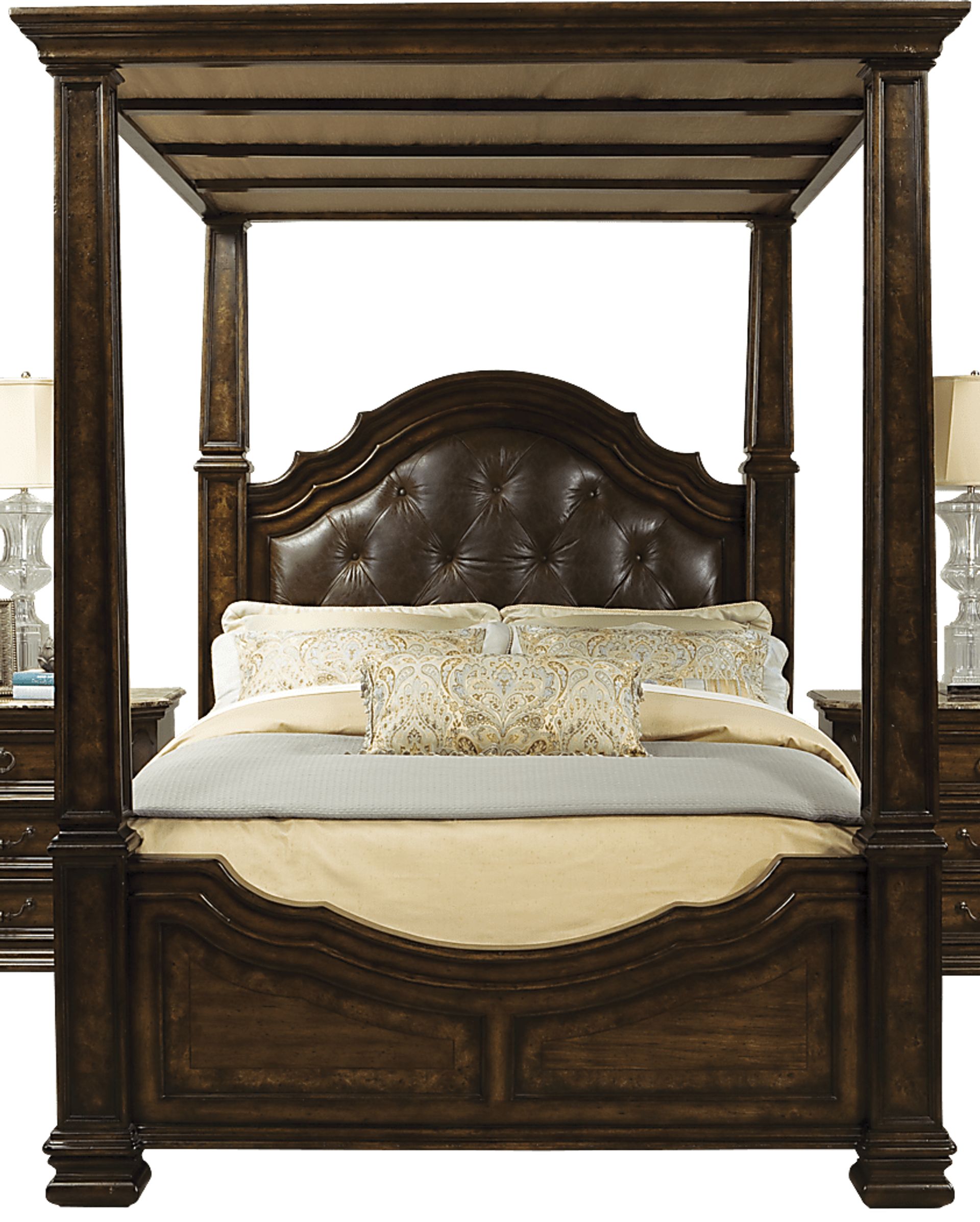 Bowery Place 4 Pc King Canopy Bed - Image 1