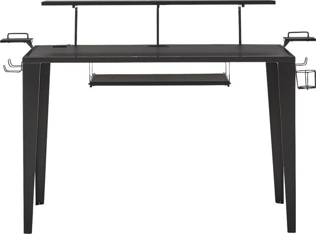 Bowne Black Desk - Thumbnail - Image 2
