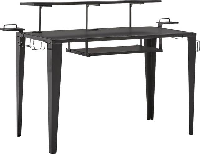 Bowne Black Desk - Thumbnail - Image 1