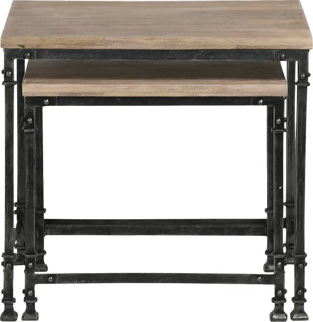 Bowrey Sandstone Set of 2 Nesting Tables - Thumbnail - Image 2