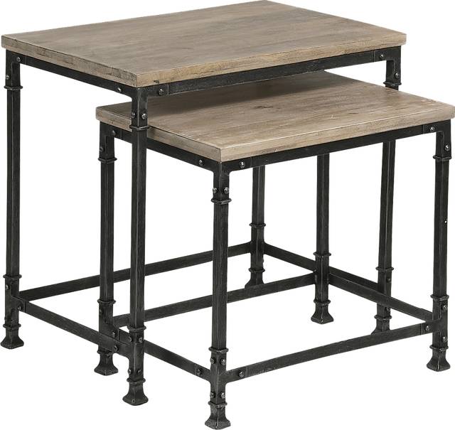 Bowrey Sandstone Set of 2 Nesting Tables - Thumbnail - Image 1