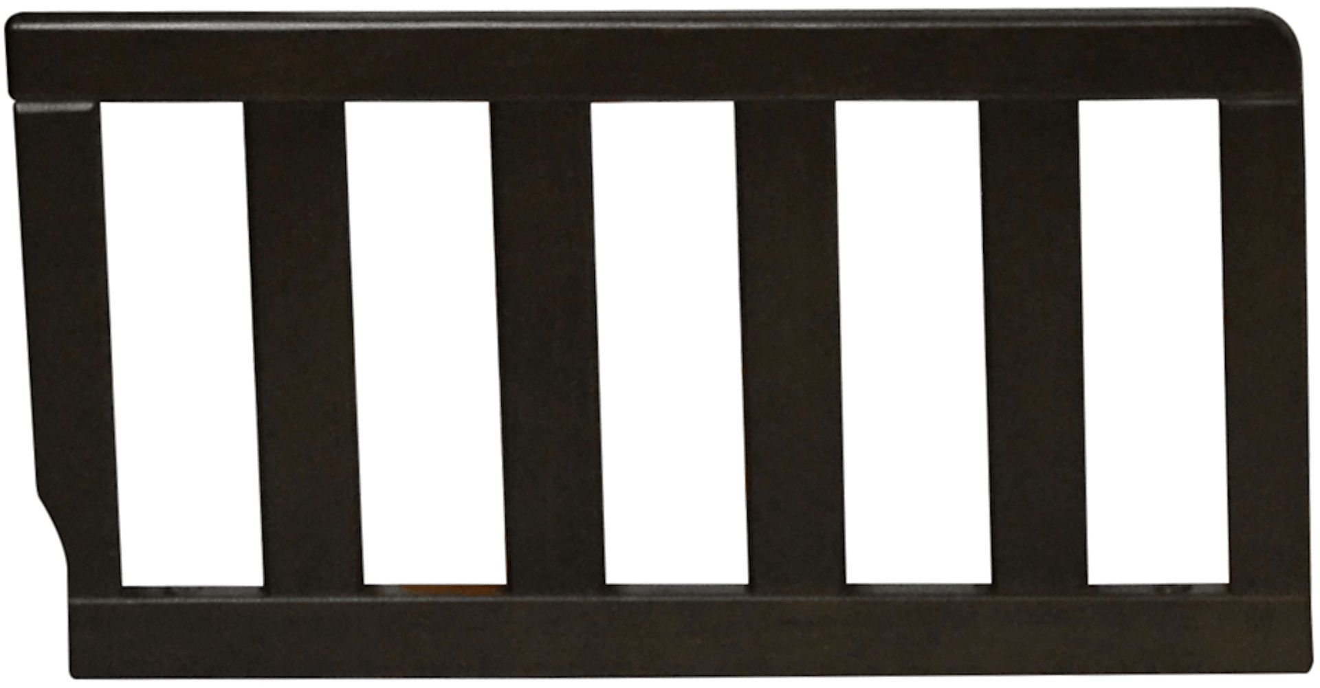 Bowstrom Brown Convertible Crib and Guard Rail - Image 2