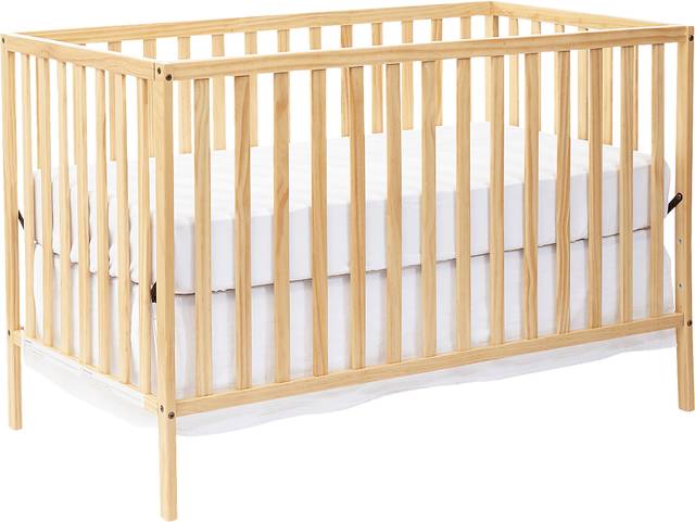 Bowstrom Natural Convertible Crib and Guard Rail - Thumbnail - Image 1