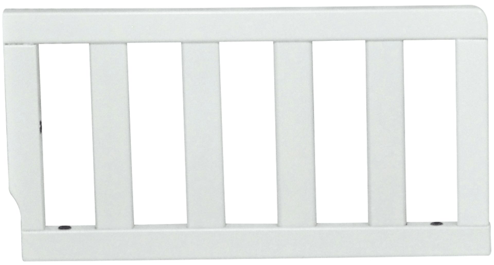 Bowstrom White Convertible Crib and Guard Rail - Image 2