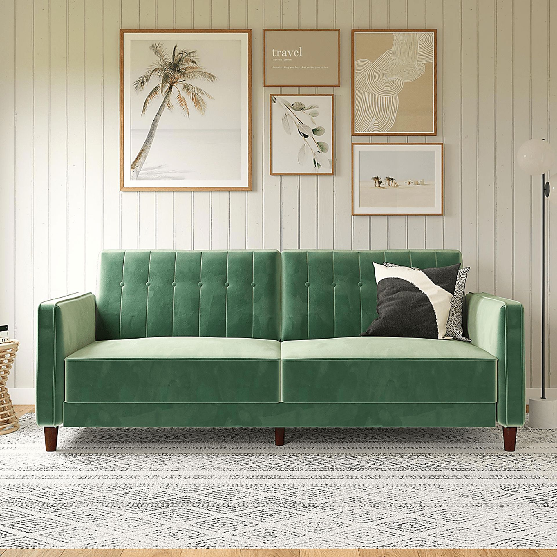 Boxmeer Light Green Futon - Image 12