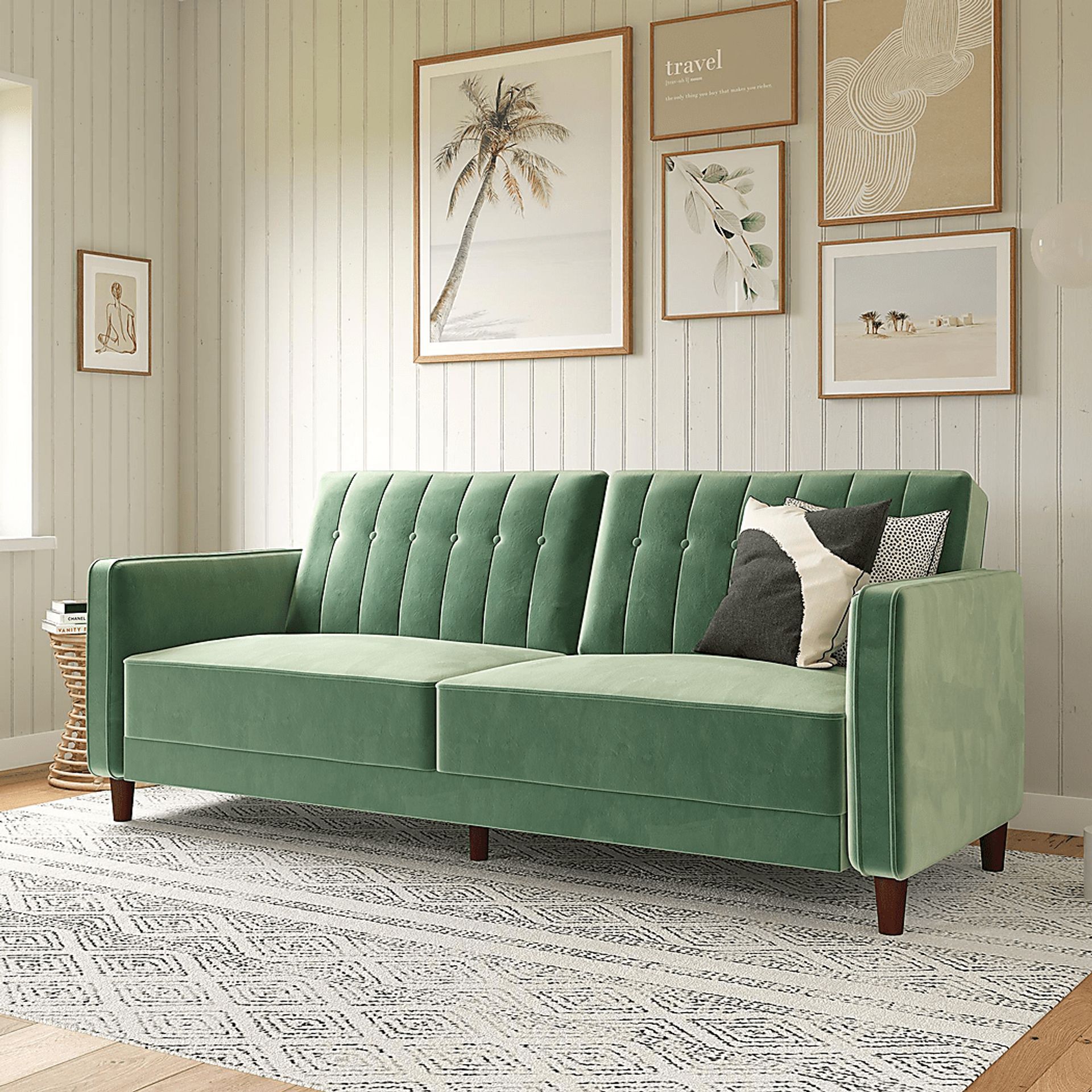 Boxmeer Light Green Futon - Image 2
