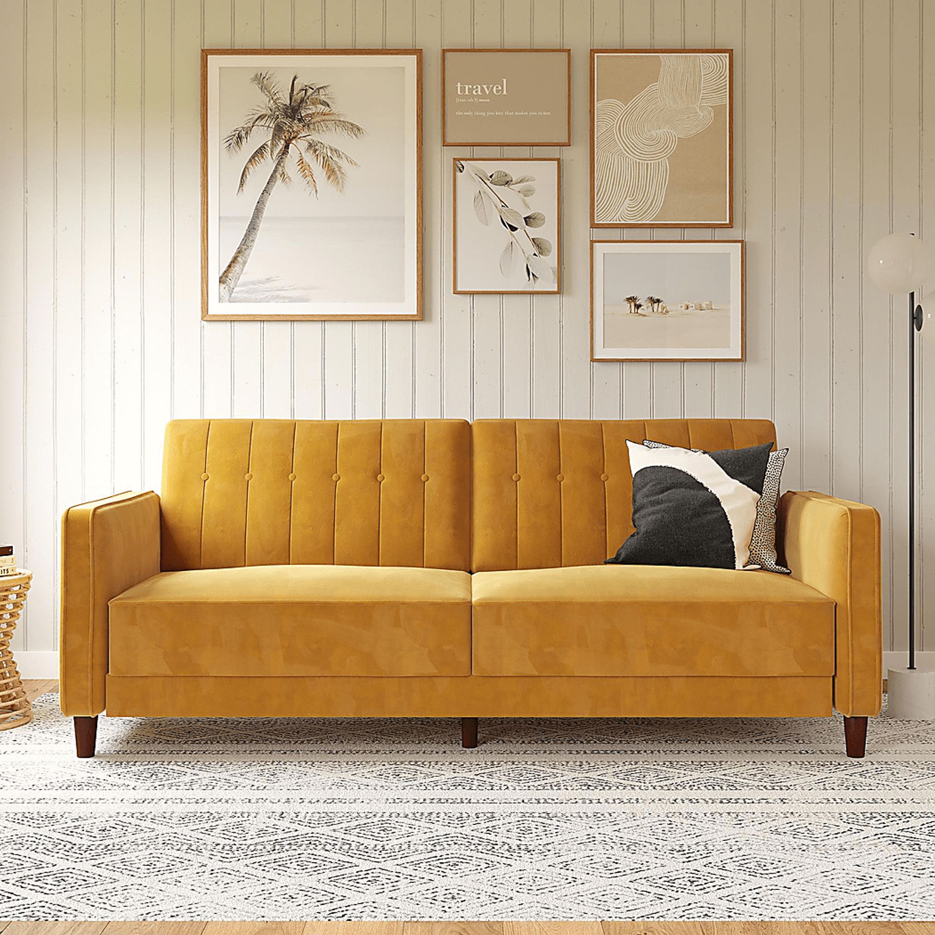 Boxmeer Mustard Futon - Image 10