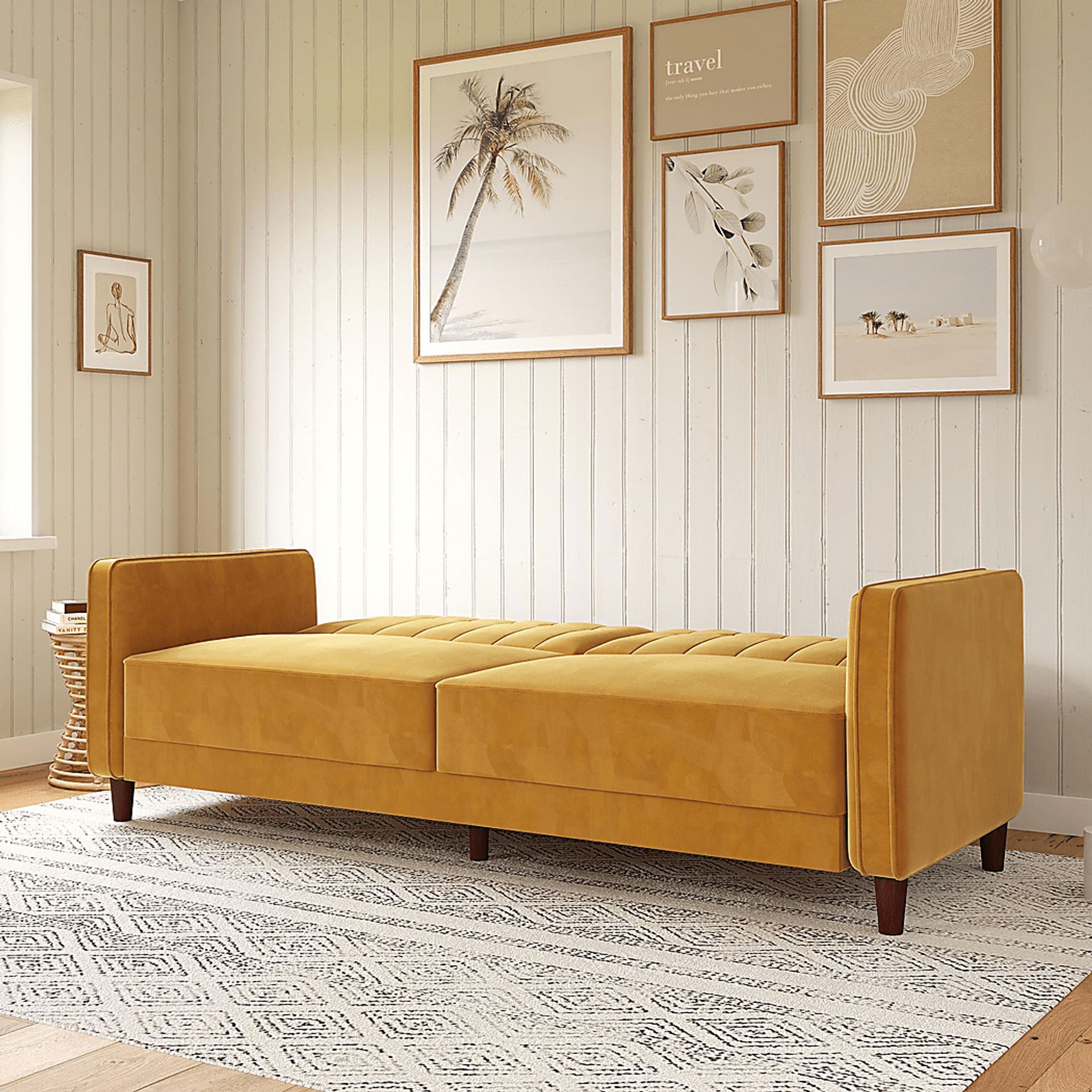 Boxmeer Mustard Futon - Image 11