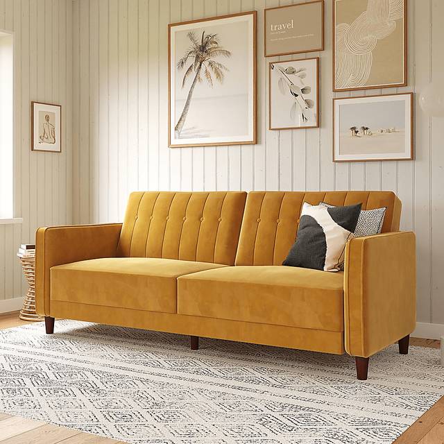 Boxmeer Mustard Futon - Thumbnail - Image 2