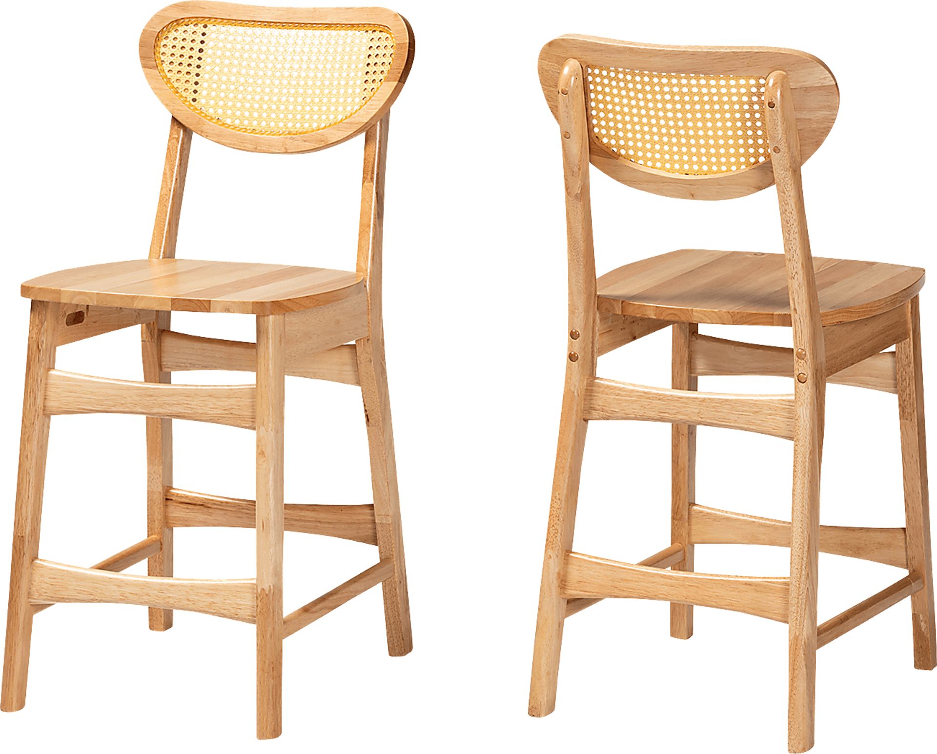 Boycher Light Brown Counter Stool, Set of 2 - Image 1