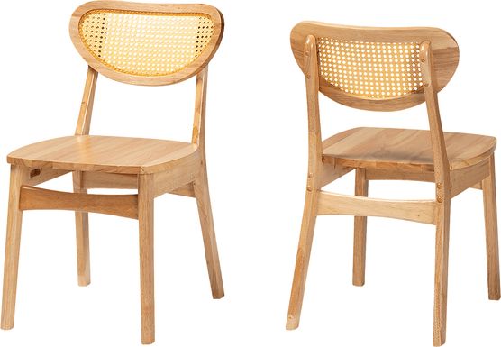 Boycher Light Brown Dining Chair, Set of 2