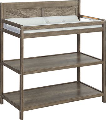 Changing table hot sale dark wood