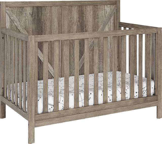 Kids Boysenberry Brown Crib - Thumbnail - Image 1