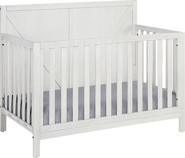 Kids Boysenberry Gray Crib - Thumbnail - Image 1