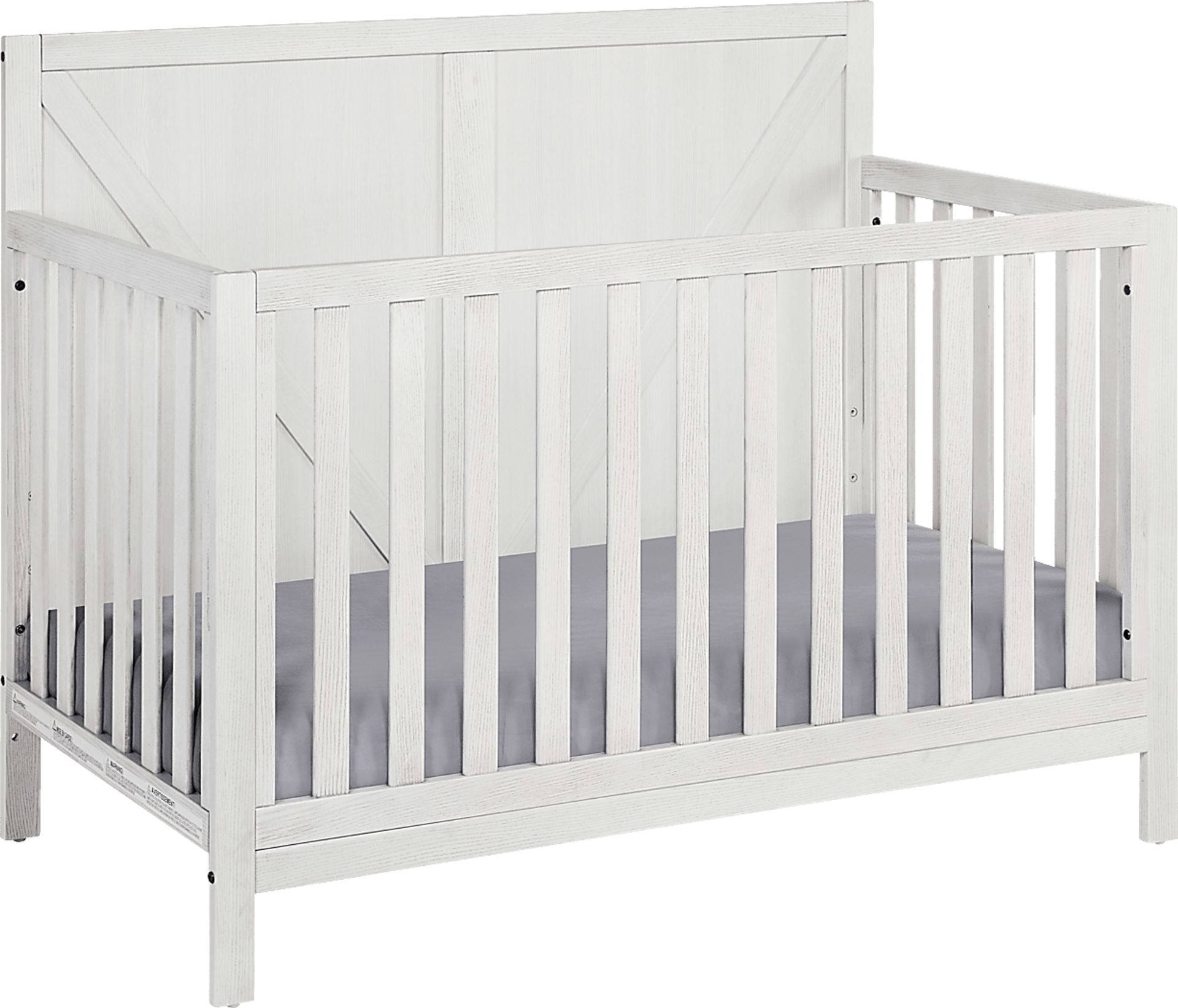 Kids Boysenberry Gray Crib - Image 1