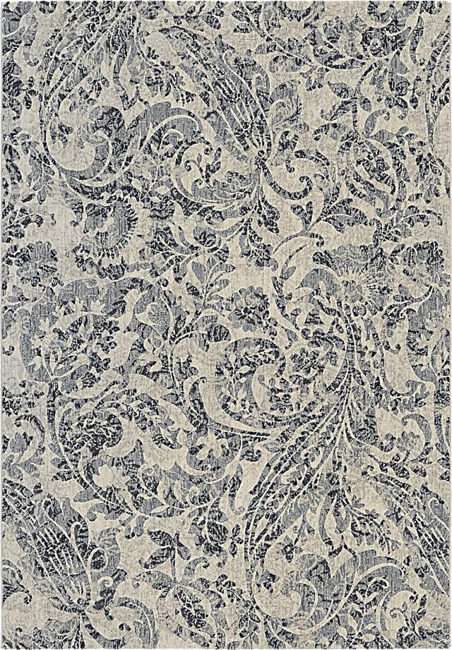 Boyson Ivory 5'3 x 7'6 Rug - Thumbnail - Image 1