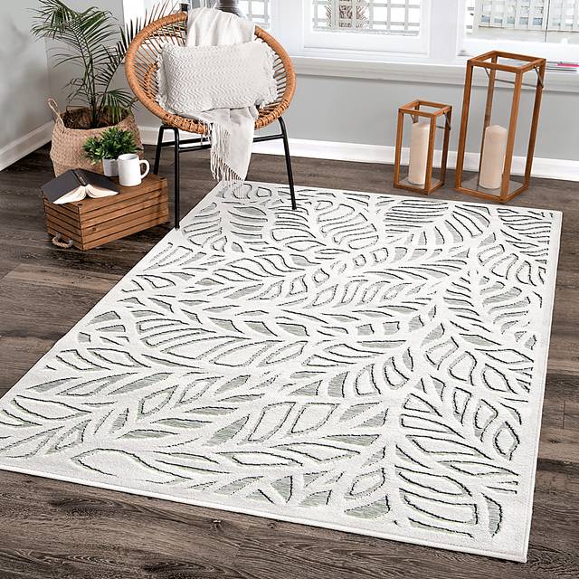 Boyum White 5'2 x 7'6 Rug - Thumbnail - Image 7