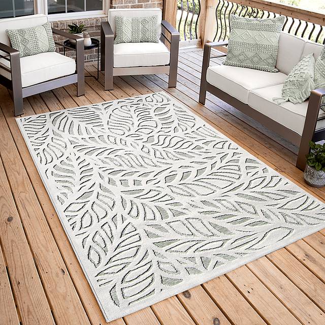 Boyum White 5'2 x 7'6 Rug - Thumbnail - Image 8
