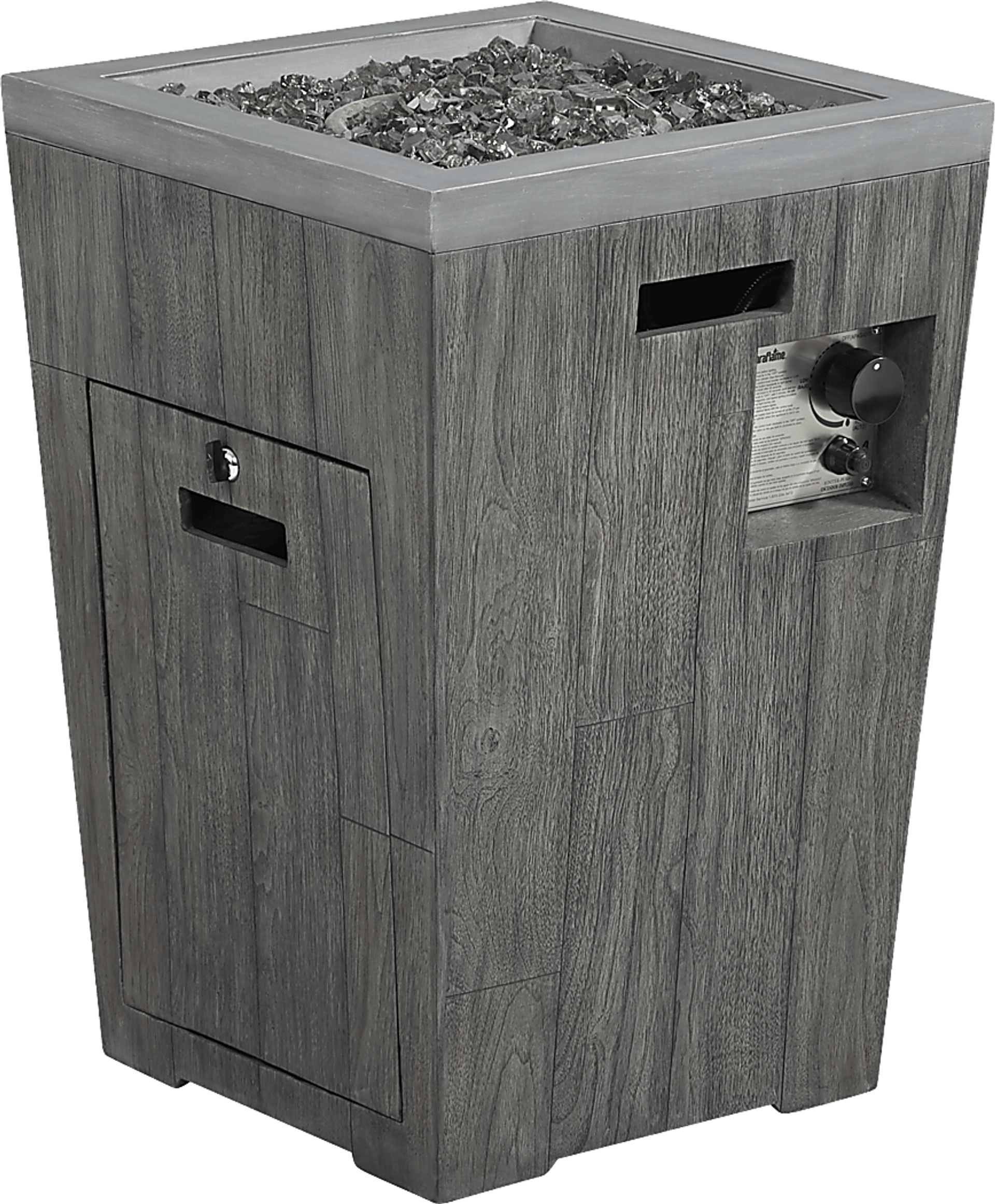 Bozeman Gray Outdoor Fire Pit - Image 2