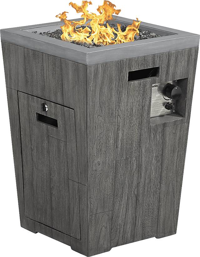 Bozeman Gray Outdoor Fire Pit - Thumbnail - Image 1