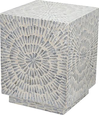 Bozzolo Gray Accent Stool