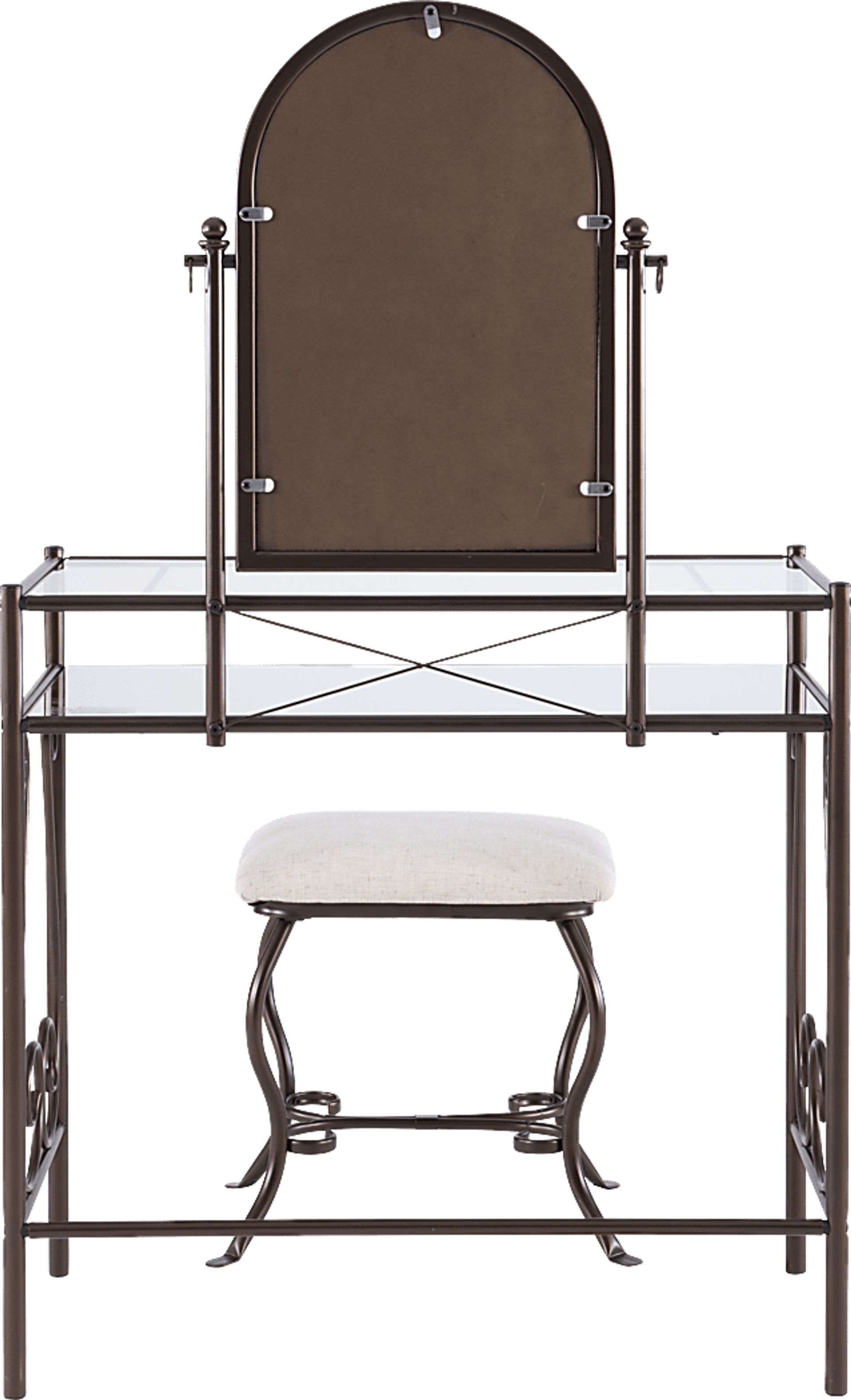 Braayfeild Bronze Metal Vanity Set - Image 6