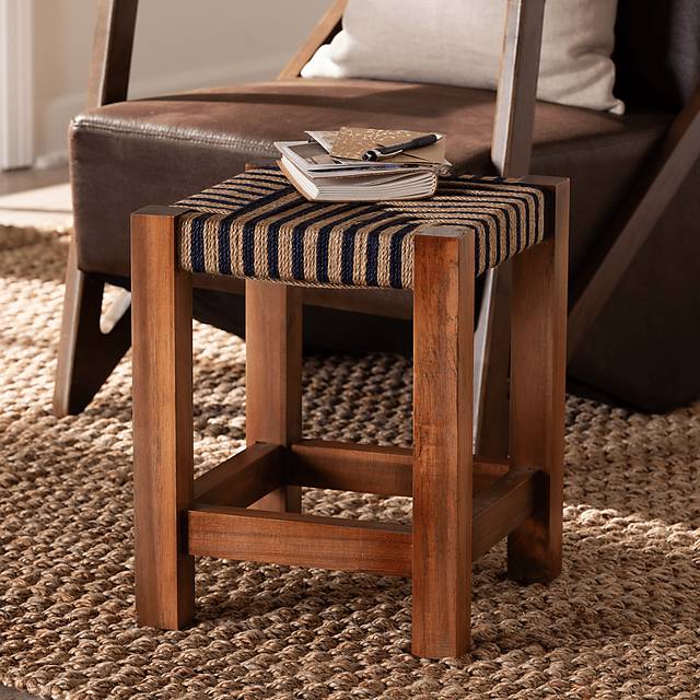 Bracey Brown Footstool - Thumbnail - Image 2