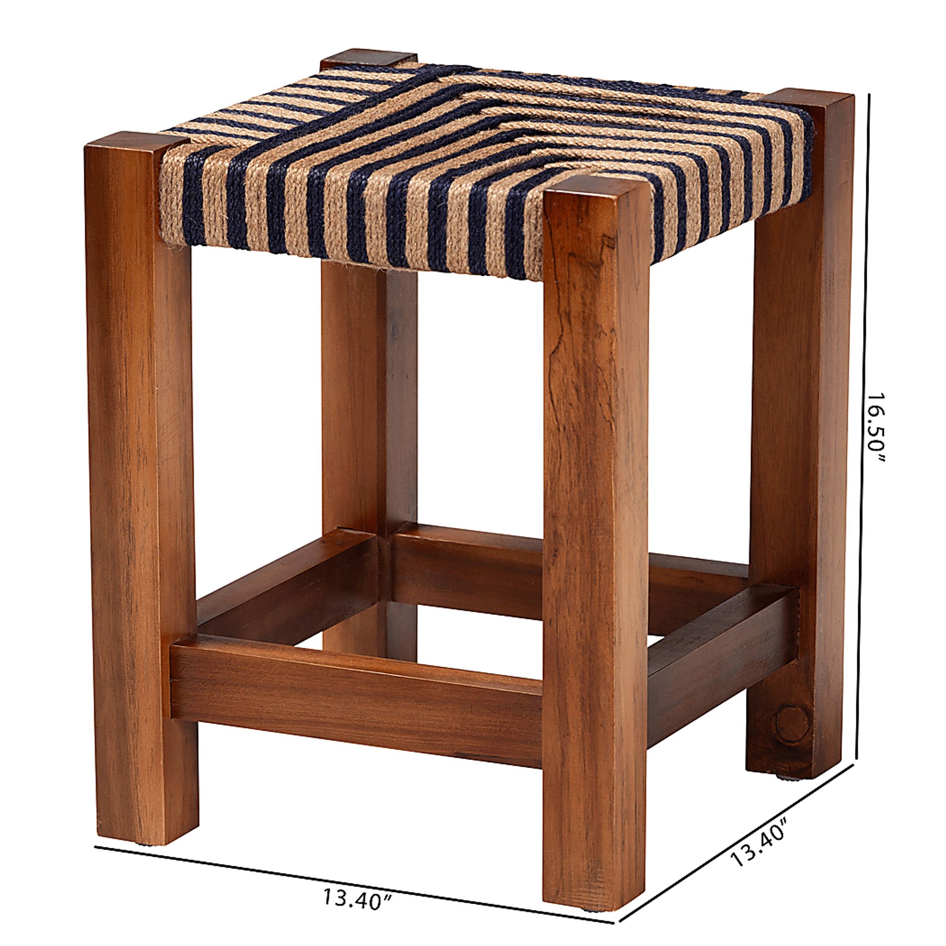 Bracey Brown Footstool - Image 8
