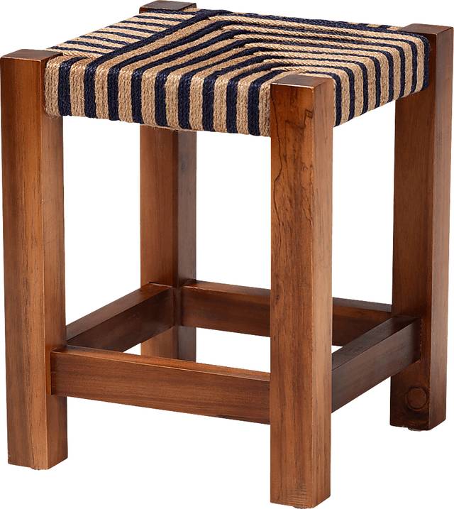 Bracey Brown Footstool - Thumbnail - Image 1