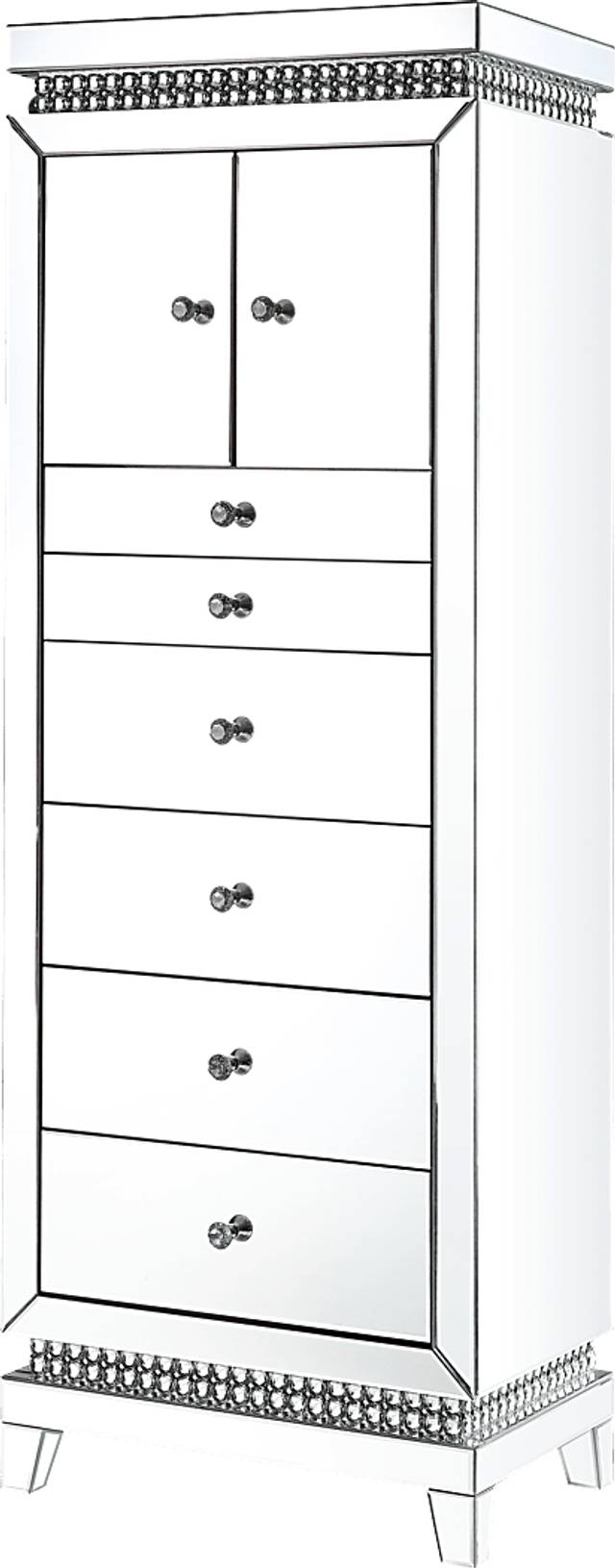 Brackenberry Silver Jewelry Armoire - Thumbnail - Image 1