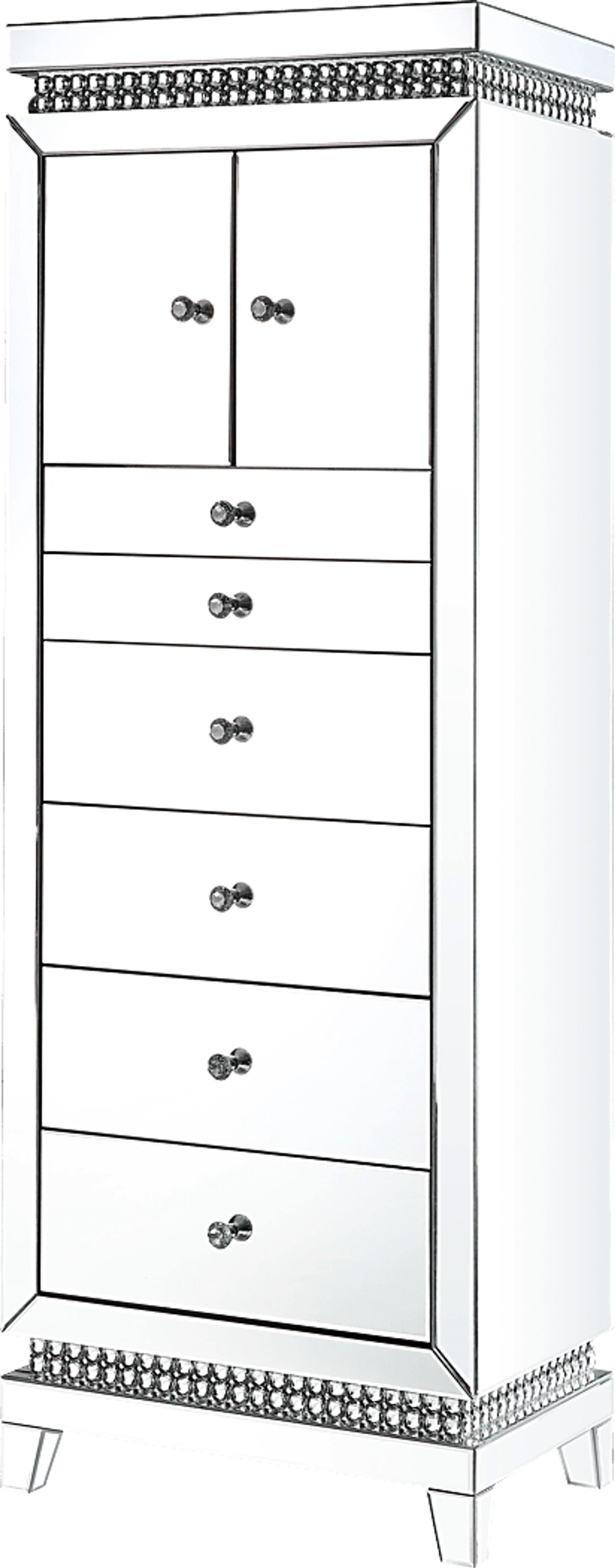 Brackenberry Silver Jewelry Armoire - Image 1