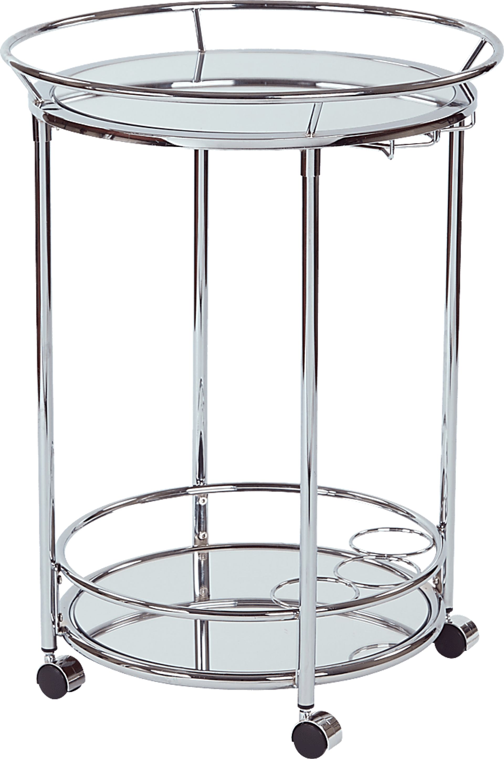 Brackenridge Silver Bar Cart - Image 1