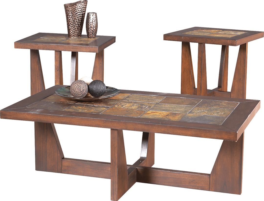 Brad Brown 3 Pc Table Set