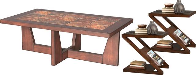 Brad Brown 3 Pc Table Set - Thumbnail - Image 1