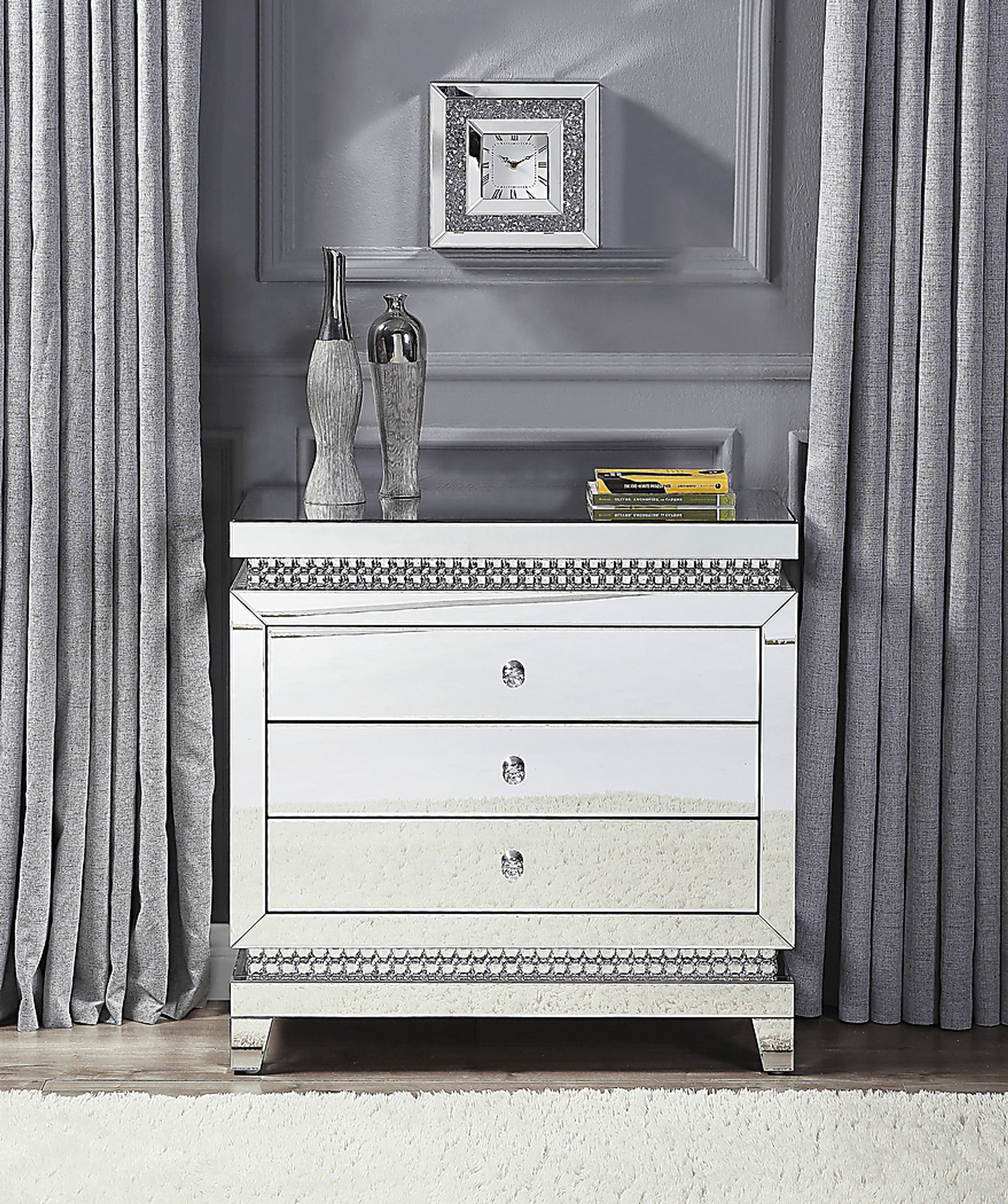 Bradbe Silver Accent Cabinet - Image 2