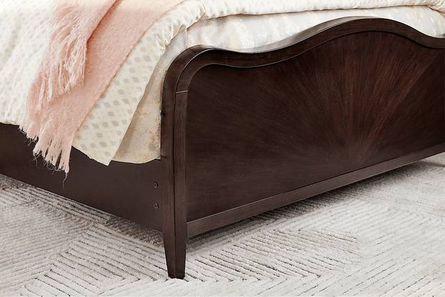 Bradbury Brown Cherry 7 Pc King Panel Bedroom - Thumbnail - Image 4