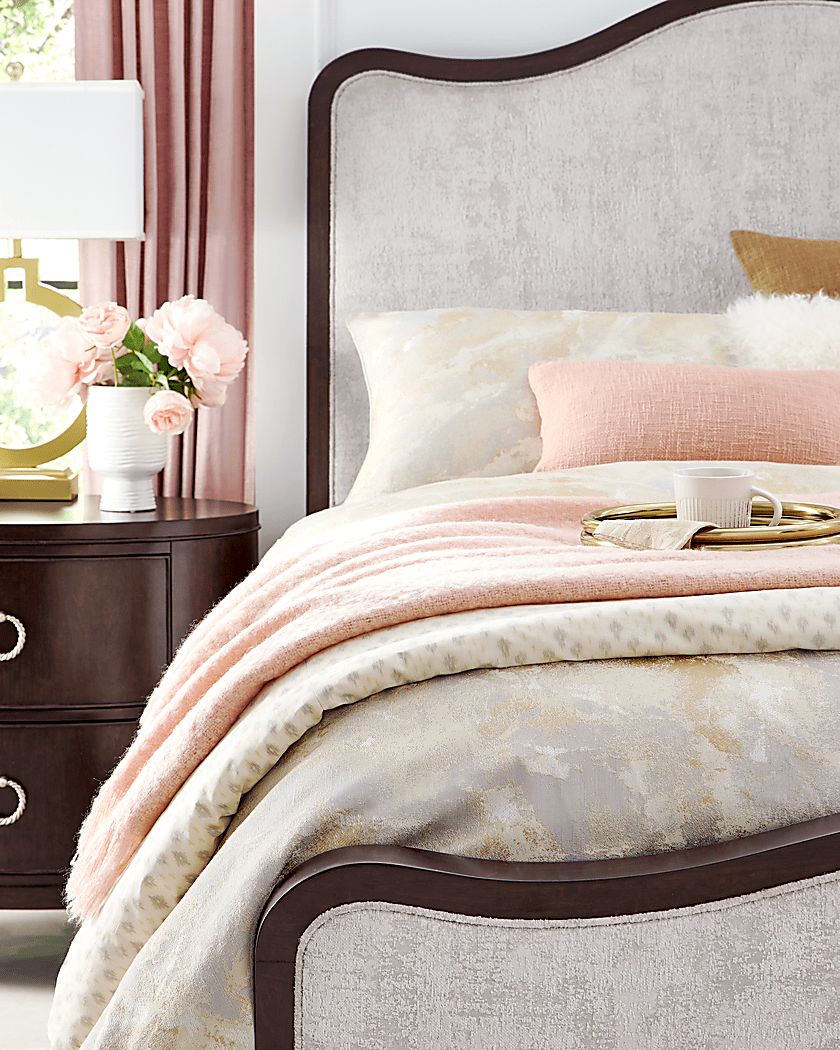 Bradbury 5 Pc King Upholstered Bedroom Set