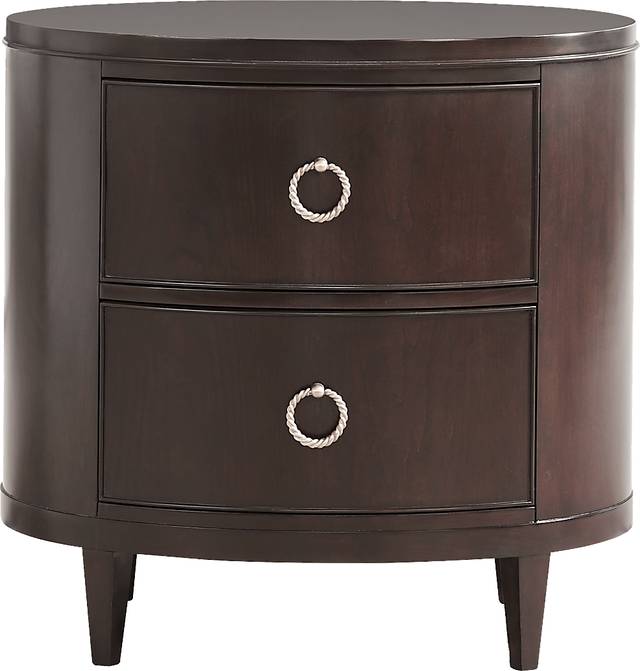 Bradbury Brown Cherry Accent Nightstand - Thumbnail - Image 1
