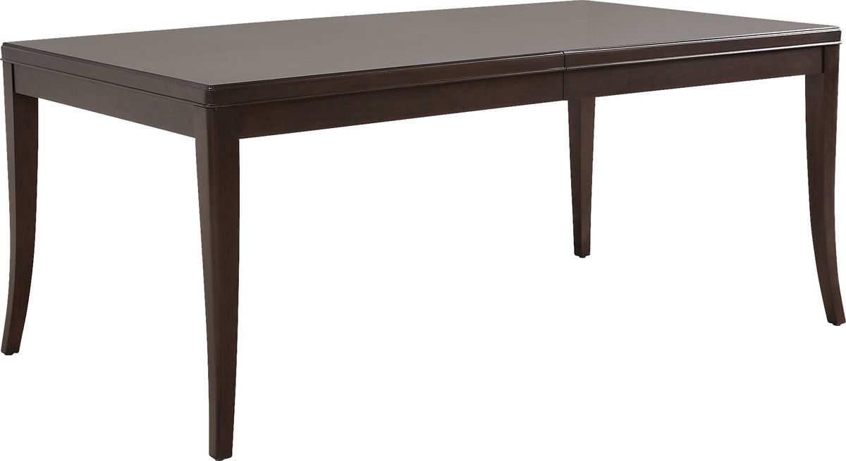 Cindy Crawford Bradbury Brown Cherry Dark Wood Dining Table | Rooms to Go