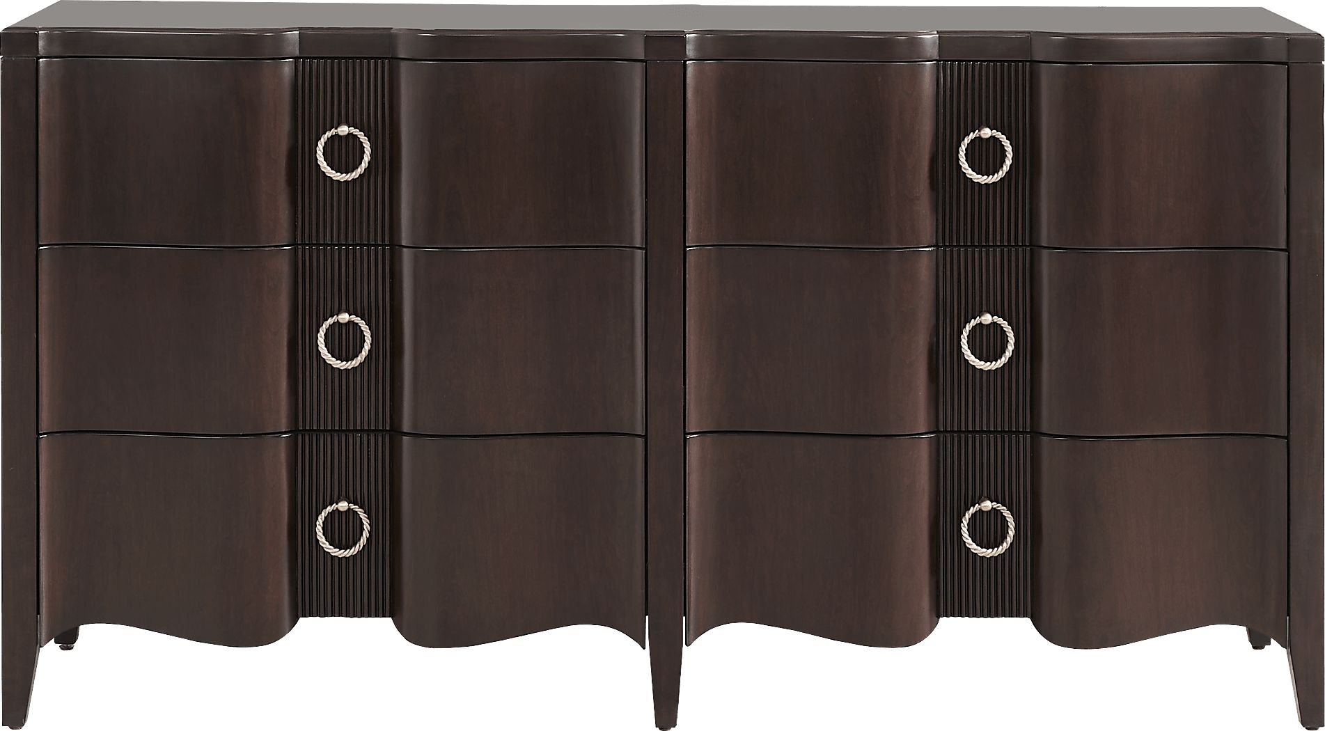 Bradbury Brown Cherry Finish Dresser