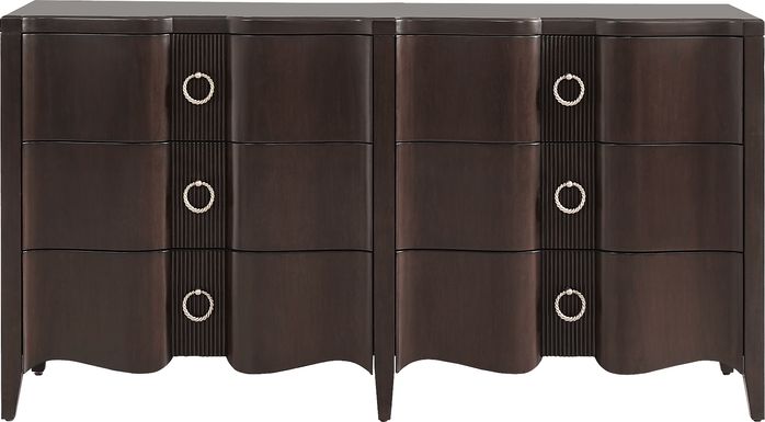 Bradbury Brown Cherry Finish Dresser
