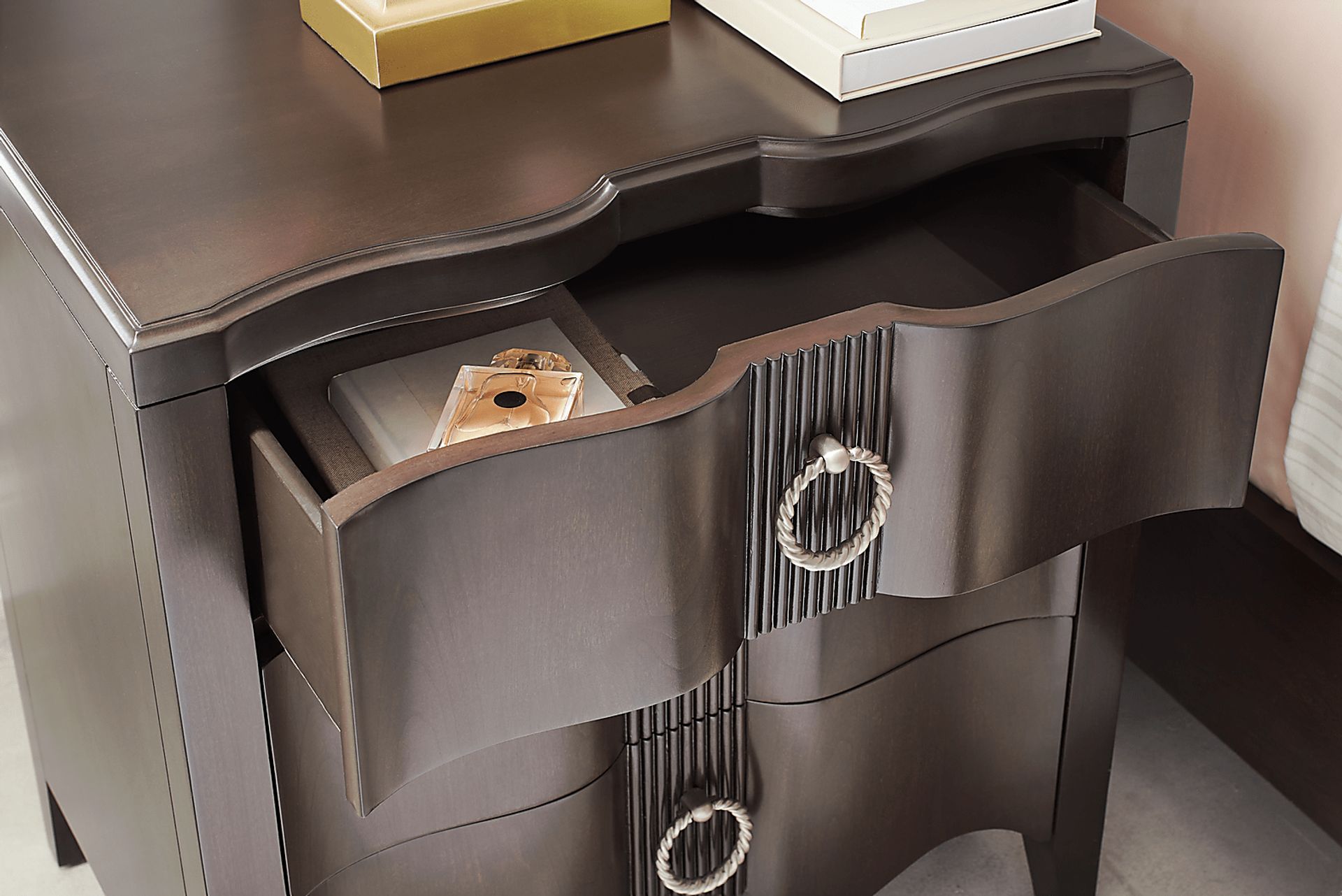Bradbury Brown Cherry Nightstand - Image 2