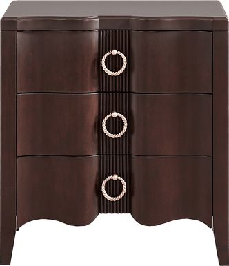Bradbury Brown Cherry Finish Nightstand