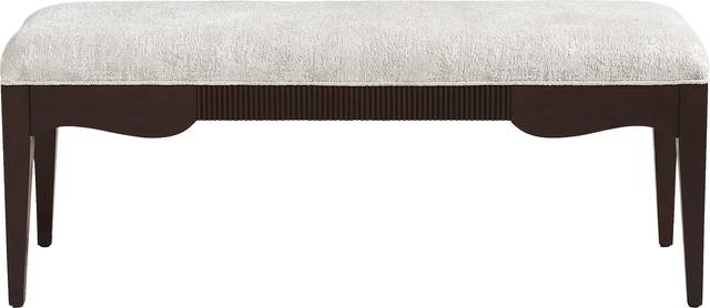 Bradbury Brown Cherry 6 Pc Dining Room with Upholstered Chairs and Bench - Thumbnail - Image 6