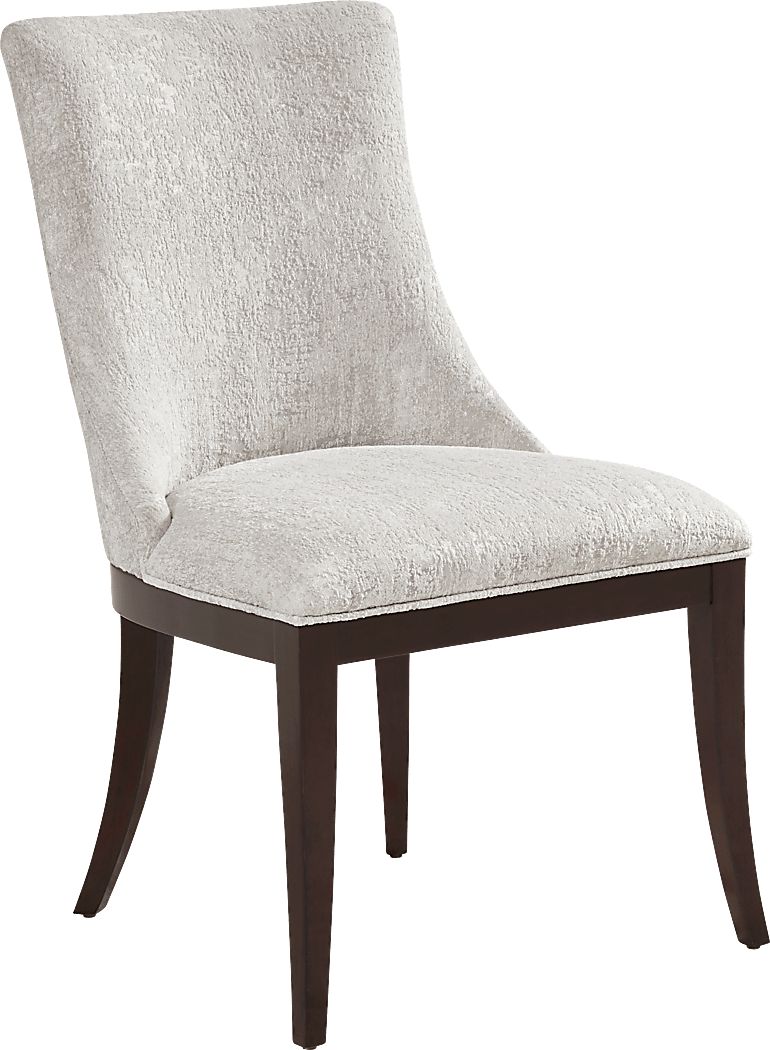 Bradbury Brown Cherry Finish Upholstered Host Chair