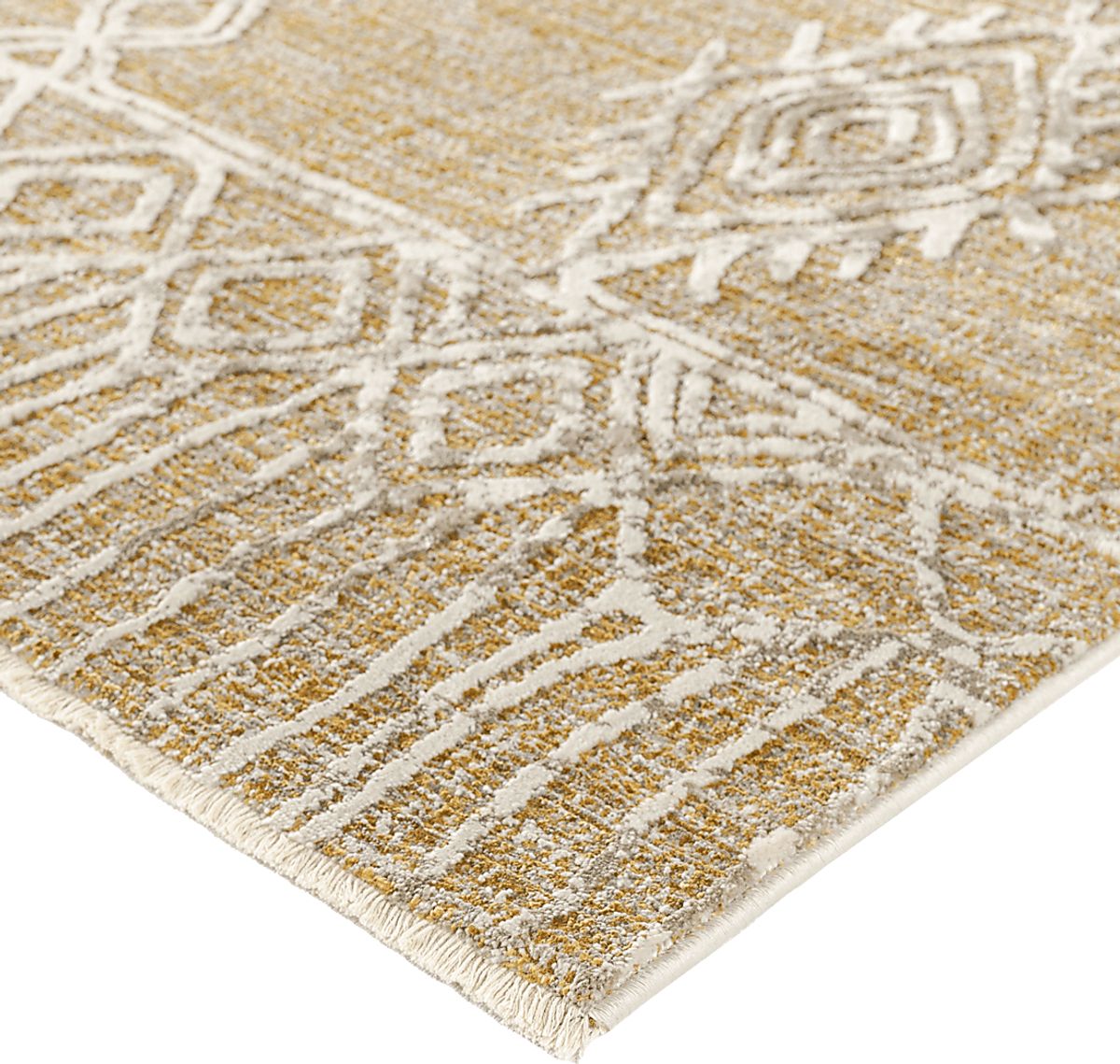 Bradden Gold Yellow Rugs | Rooms to Go