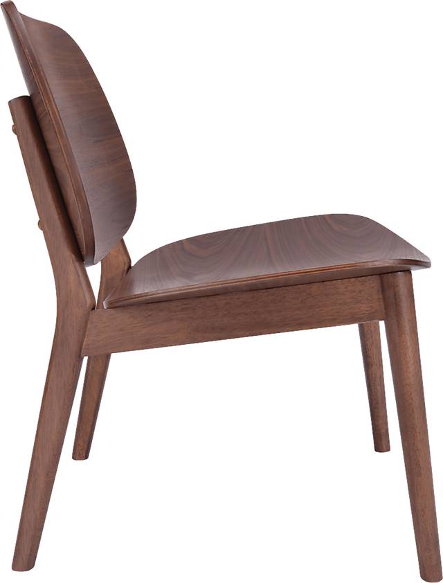Braddus Walnut Accent Chair - Thumbnail - Image 4