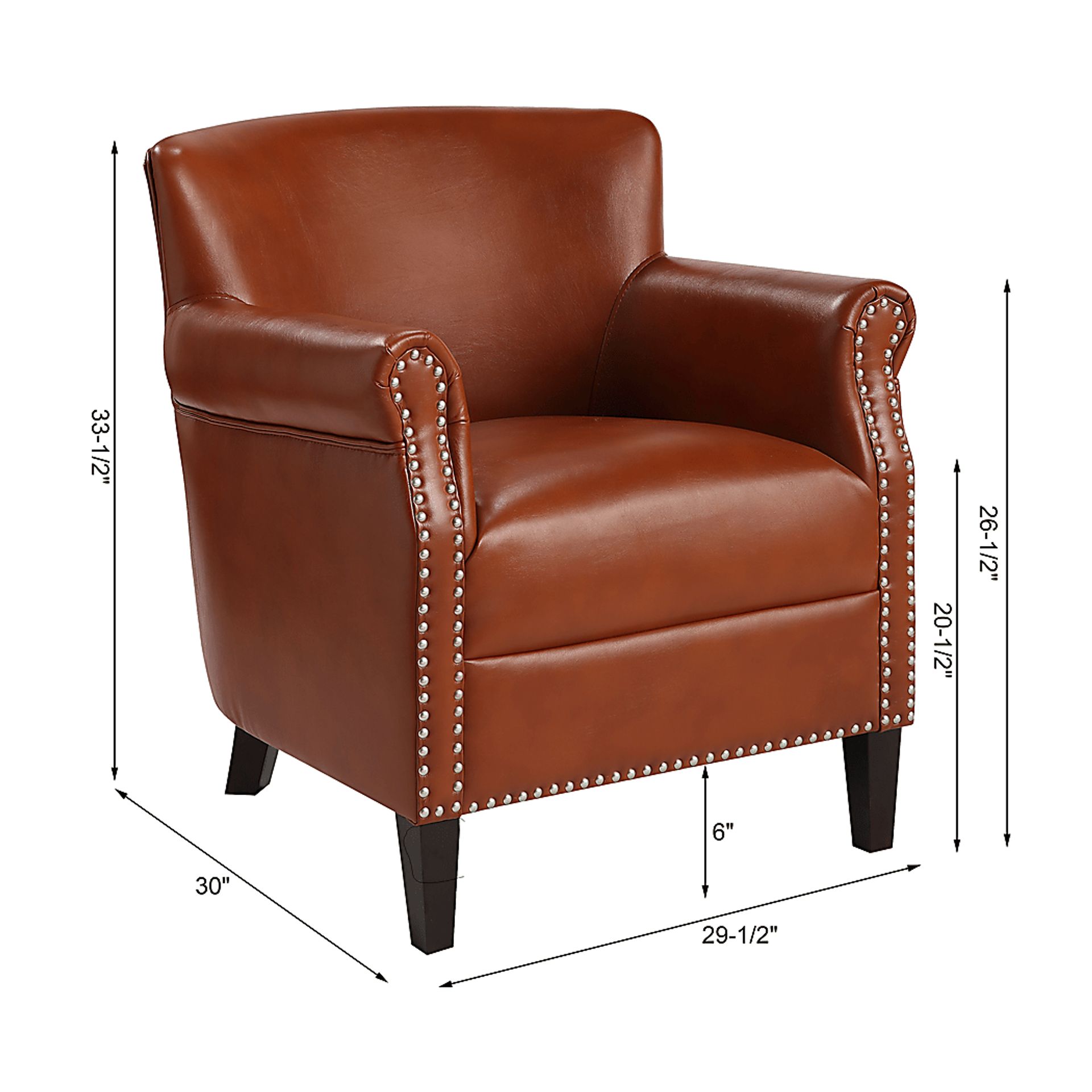 Bradhurst Brown Accent Chair - Image 7